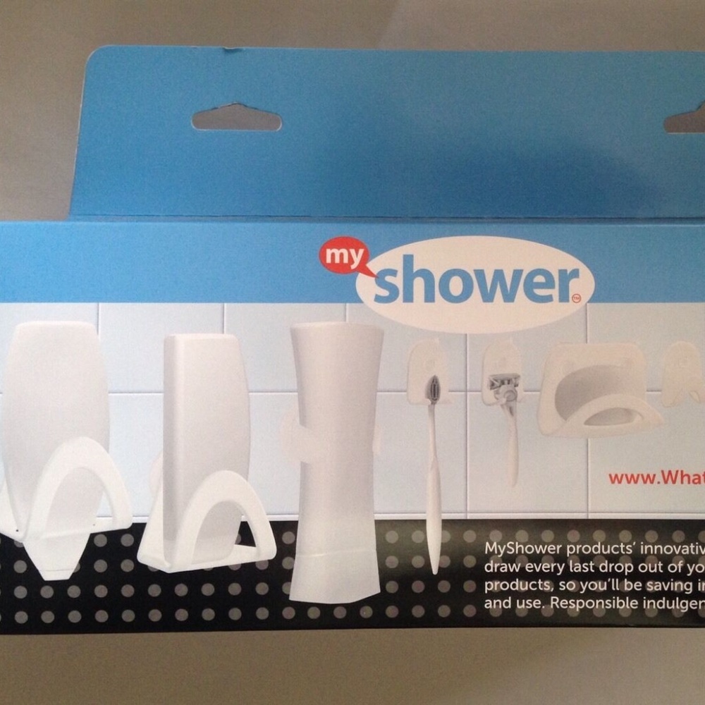 Merrick Set of 7 Suction Cup Shower Organizers